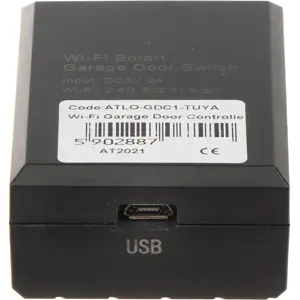 Controlador de puerta de garaje inteligente WiFi (compatible con Tuya) - 5V Micro-USB