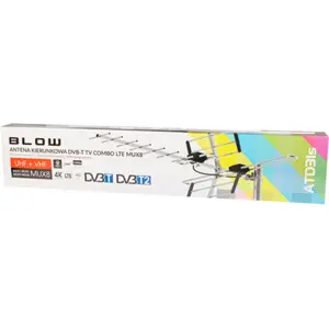 Antena UHF+VHF LTE MUX8 (168 - 790 MHz) conector F G:11-14dB comprimento: 900mm