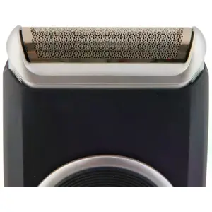 Máquina de barbear elétrica compacta de viagem c/ aparador de pelos (2x AA)