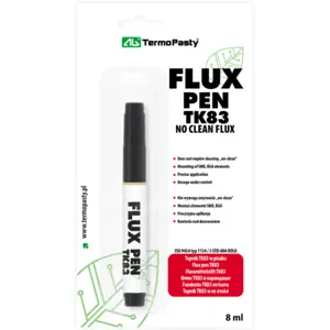 Caneta de fluxo líquido TK83 p/ SMD, BGA (No-clean) - 8ml