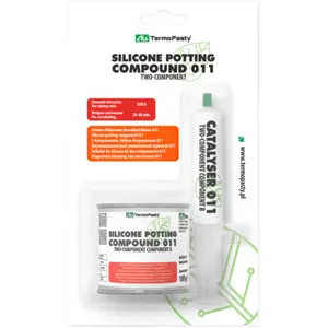 Composto encapsulador de silicone bicomponente 011 - Transparente - 100g