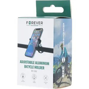 Suporte universal de telemóvel para mota/bicicleta em alumínio