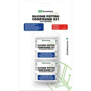 Gel de silicone flexível bicomponente 031 - Transparente - 100g