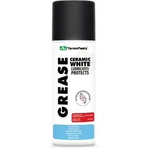 Spray lubrificante cerâmico de alta temperatura (-30º...+1400°C) - branco - 400ml