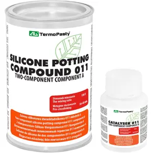 Composto encapsulador de silicone bicomponente 011 - Transparente - 1Kg
