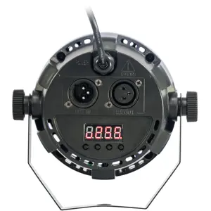 Projetor PAR c/ 9 LEDS RGB e efeitos de luz ASTRO DMX