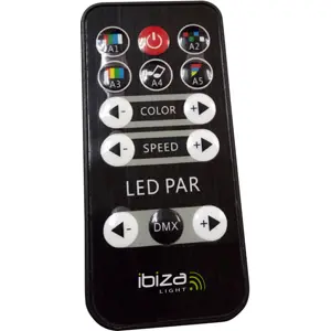 Projetor PAR c/ 12 LEDS 3W RGB (3-em-1) DMX MIC
