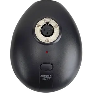 Microfone de mesa c/ sinal sonoro e cabo XLR - pescoço de 38cm