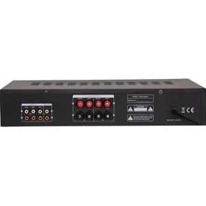 Amplificador Stereo HiFi 2x140W com USB/BT/FM - Preto