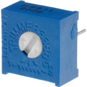 Potenciometro de ajuste 0.5W 1KR mini horizontal - 9.5x9.5mm
