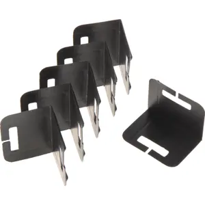 Abraçadeira de grampo dupla de chaminé p/ mastros (máx Ø43mm)