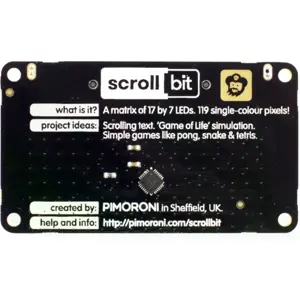 Matriz LED 17x7 pixeis para BBC micro:bit