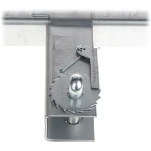 Abraçadeira de grampo dupla de chaminé p/ mastros (máx Ø43mm)
