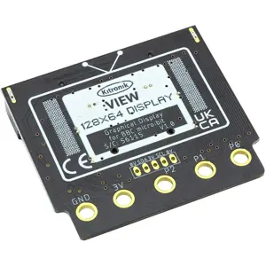 Display OLED 128x64 para BBC micro:bit  - VIEW Graphics128 - Kitronik