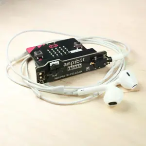 Placa de som c/ jack 3.5mm + saída altifalante para BBC micro:bit