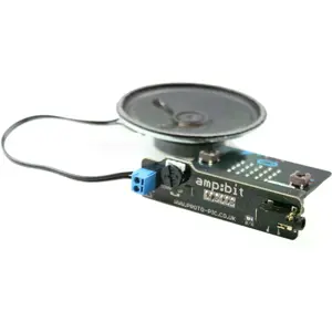 Placa de som c/ jack 3.5mm + saída altifalante para BBC micro:bit