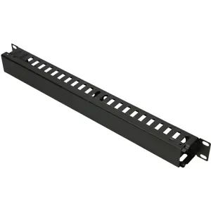 Organizador de cabos para armário bastidor 19'' 1U