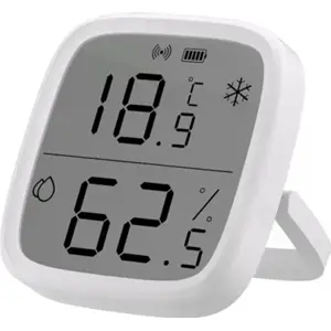 Sensor de Temperatura e Humidade sem fio ZigBee c/ ecrã LCD