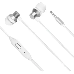 Auriculares In-Ear con micrófono Jack 3.5mm - blanco