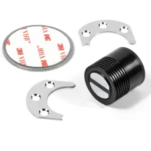 Trava portas magnético (força ~10kg) - montagem inferior