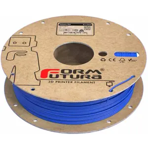 Rolo de filamento de impressão 3D em PLA alta-temperatura de 1.75mm - Azul - 750g