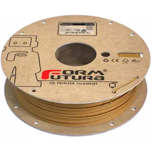 Rolo de filamento de impressão 3D em PLA alta-temperatura de 1.75mm - Gold - 750g
