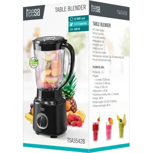 Liquidificadora 230V 500W 22.000RPM - 1.5L (BPA Free) - Preto