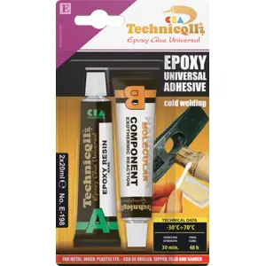 Cola epóxi bicomponente universal - 2x20ml