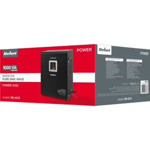 Inversor de pared 12VDC ➝ 230V onda senoidal pura 1000VA 700W c/ función de UPS