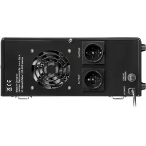 Inversor de pared 12VDC ➝ 230V onda senoidal pura 1000VA 700W c/ función de UPS