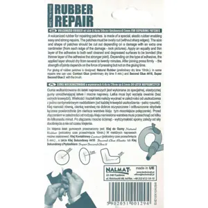 Fita de borracha para remendos - 84x200mm