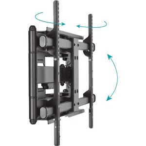 Suporte de parede ajustável c/ braço para LCD de 43'' a 80'' (109..203cm)