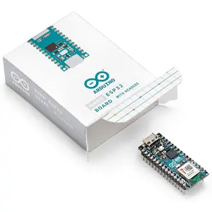 Microcontrolador Arduino Nano ESP32 com pinos soldados