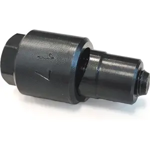 Punção para chapas metálicas (2 arestas de corte) Ø17mm M10