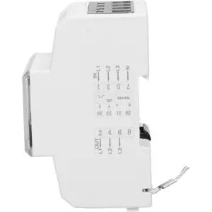Medidor digital de consumo de energia multi-tarifa trifásico (80A) c/ RS485 para calha DIN