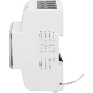 Medidor digital de consumo de energia trifásico (80A) c/ RS485 para calha DIN
