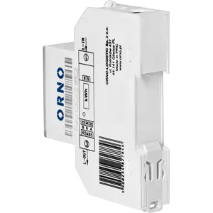 Medidor digital de consumo de energia monofásico (100A) c/ RS485 para calha DIN