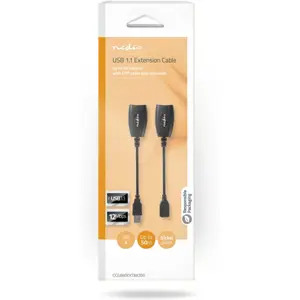 Extensão USB1.1 ativo via cabo UTP CAT5e/6 até 50m