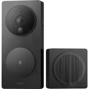 Campainha de vídeo inteligente (c/ reconhecimento AI) WiFi 1080p sem fio (6x AA) - IP65
