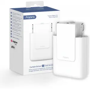 Controlador inteligente Zigbee 3.0 para abertura/fecho de cortinas em calhas (U ou I)