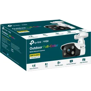 Câmara IP (Ethernet c/ PoE) Bullet 4MP 4mm Full-Color IR 30m - IP67