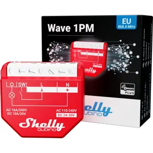 Módulo interruptor para automação Z-Wave™ c/ medição de energia 1 canal 16 A