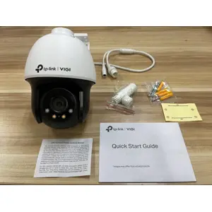 Câmara IP (Ethernet c/ PoE) Pan/Tilt 4MP 4mm IR 30m Full-Color - IP67