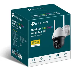 Câmara IP (Wi-Fi / Ethernet) Pan/Tilt 4MP 4mm Full-Color IR 30m - IP66
