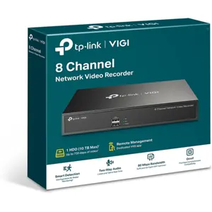 Gravador de Vídeo NVR p/ câmaras IP - 8 canais