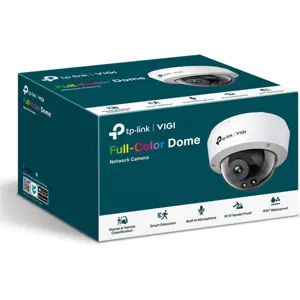 Câmara IP (Ethernet c/ PoE) Dome 4MP 4mm Full-Color IR 30m - IP67