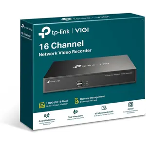 Gravador de Vídeo NVR p/ câmaras IP - 16 canais