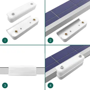 Suportes de montagem de painéis fotovoltaicos p/ caravanas - 6 un.