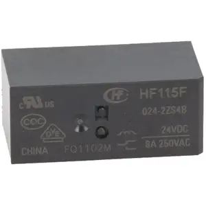 Relé 24VDC 8A DPDT (8 pines)