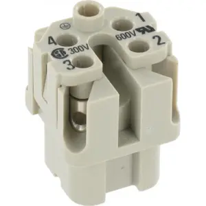 Ficha hembra HDC Han A 5 pinos 4+PE (size 3A)